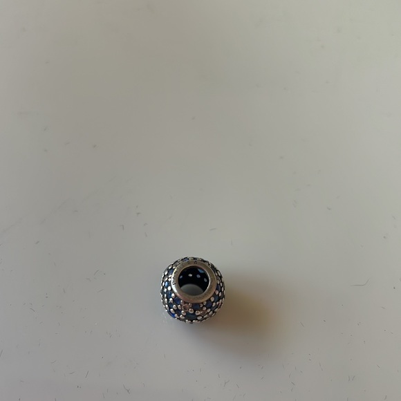 AUTHENTIC BLUE AND CLEAR PANDORA CHARM - Picture 4 of 4